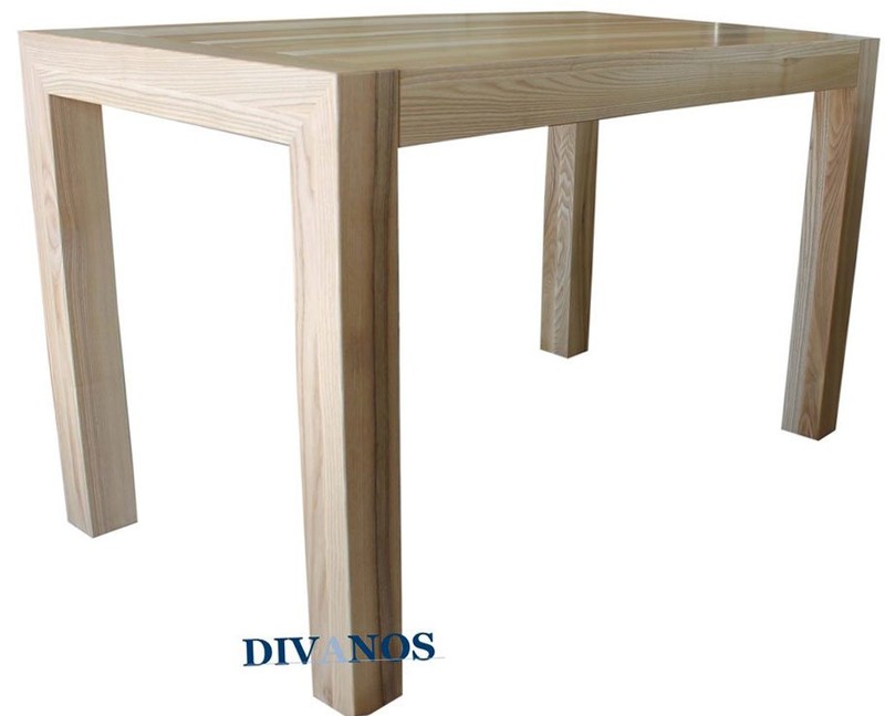 Обеденный стол из дерева "Портер", Ясень, ШхД: 60х90см