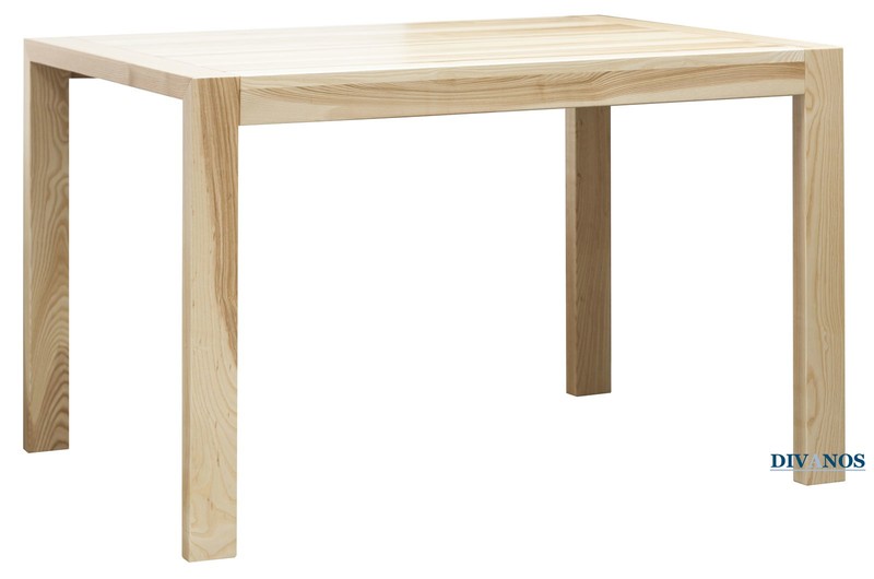 Обеденный стол из дерева "Портер Микс", Ясень, ШхД: 60х100см