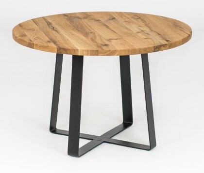Круглый стол из дуба "Тимбер"