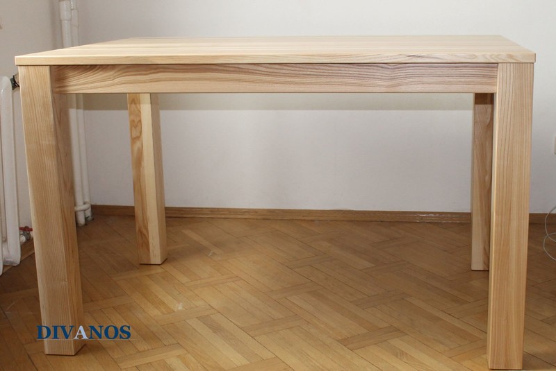 Обеденный стол "Soggiorno", Ясень, ШхД: 60х90см