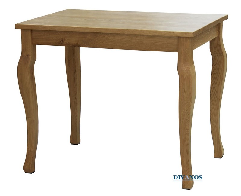 Обеденный стол из дуба "Пилар", Дуб, ШхД: 60х90см